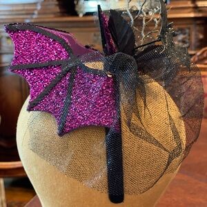 Halloween Fascinator. Handcrafted, fun party hat.